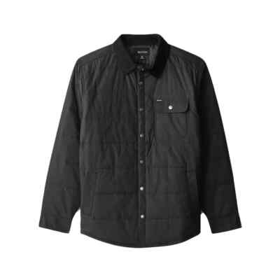 

Куртка Brixton Cass (черный/черный) Ветровка на кнопках спереди, Black/black