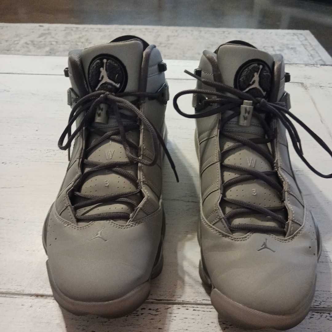 Air Jordan 6 Rings 3M Size 12 Grey White Light Graphite CW4641-001
