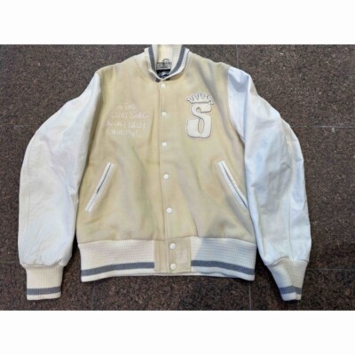 2005 Stussy 25th Anniversary Varsity Jacket L Bape Kith