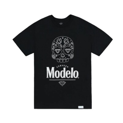 

Футболка с короткими рукавами Diamond Supply Co x Modelo Sketch (черная), Черный