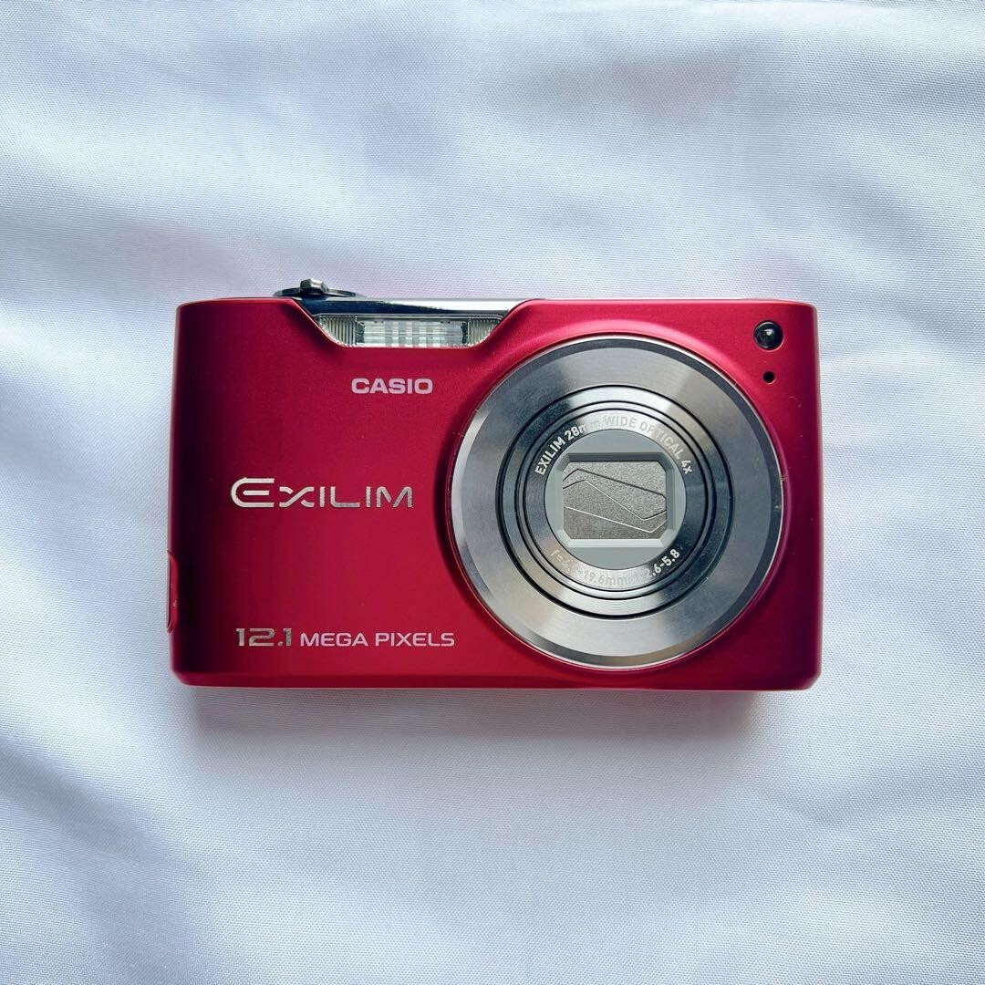 K1601 CASIO EXILIM EX-Z450 レッド CASIO EXILIM EX-Z450 Compact Digital Camera Red From Japan