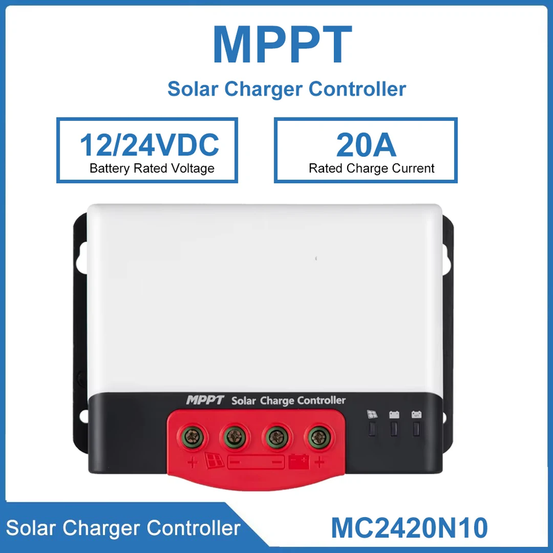 20A 30A Solar Charge Controller Max. PV Open Circuit Voltag 92VDC MPPT Tracking