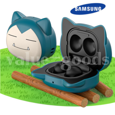 Samsung Pokemon Jammanbo Galaxy Buds2 Pro/2/Live/Pro Snorlax Case Cover+1Sticker