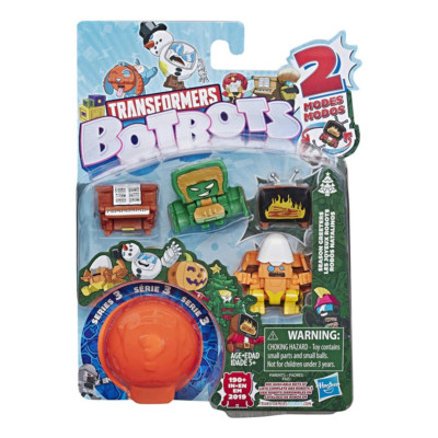 Botbots Transformers Toys Series 3 Pack Mystery 2 Collectible Figures Hasbro