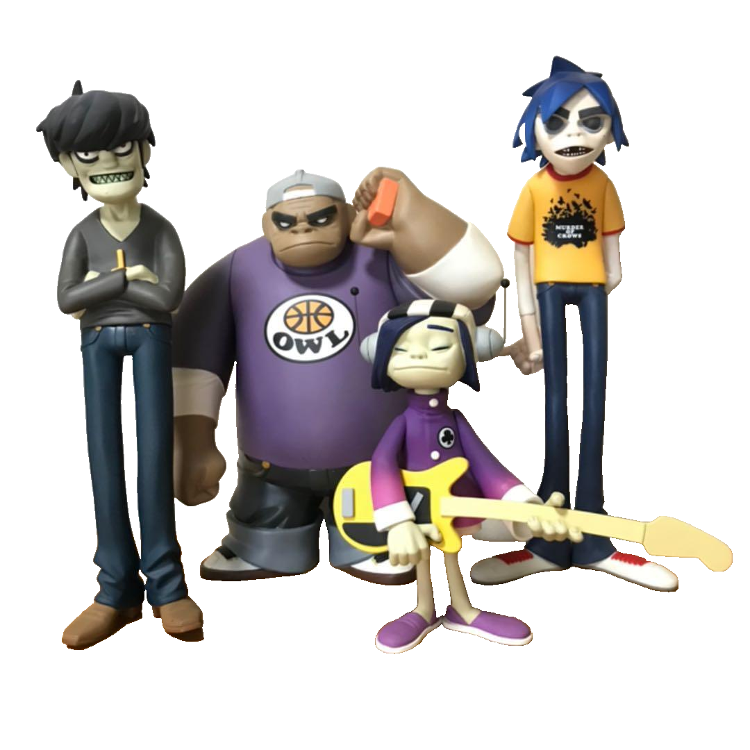 ゴリラズ Gorillaz kidrobot Red Edition 4体セット NEW Gorillaz kidrobot Red Edition 4 body set collection