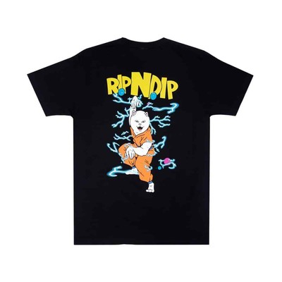 

Футболка RIPNDIP -#39;-#39;Super Sanerm-#39;-#39; с короткими рукавами (черная), Черный