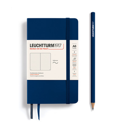 Notebook A6 Pocket Soft Dots Navy | Leuchtturm 1917