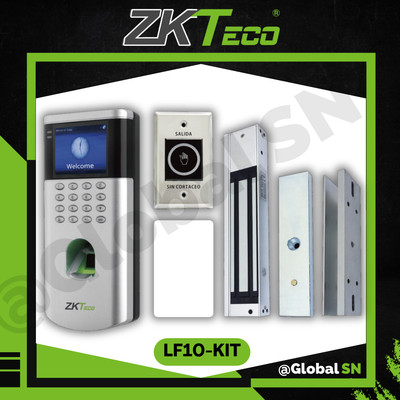 ZKTECO LF10-KIT Access Control KIT 1,500 Users Mag Lock ID Cards TCP/IP LP