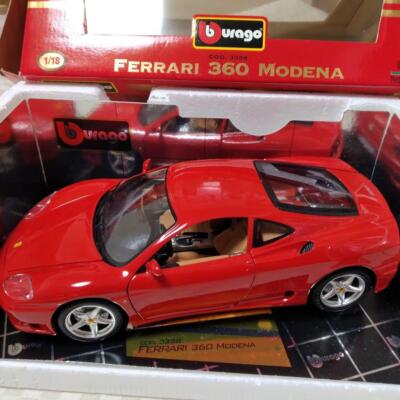 ブラーゴ　burago FERRARI 360 MODENA 1/18 Ferrari 360 Modena 1999 1/18 Burago Red | eBay