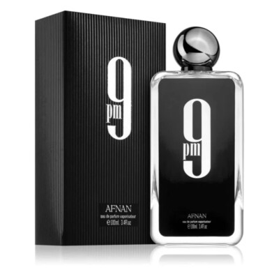 9 PM by Afnan 3.4oz EDP for Men NEW SEALED Box