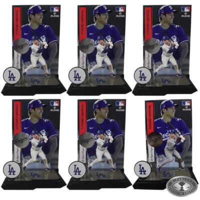 Shohei Ohtani (Los Angeles Dodgers) McFarlane MLB 7 Figure Lot of (6) w/CHASE