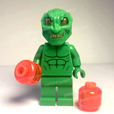 *NEW* 100% LEGO Green Goblin Minifigure 2003 Norman Osborn Spiderman Alternative