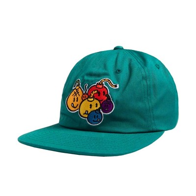 

Шляпа Snapback The Hundreds Froots (бирюзовая) Регулируемая кепка, Turquoise