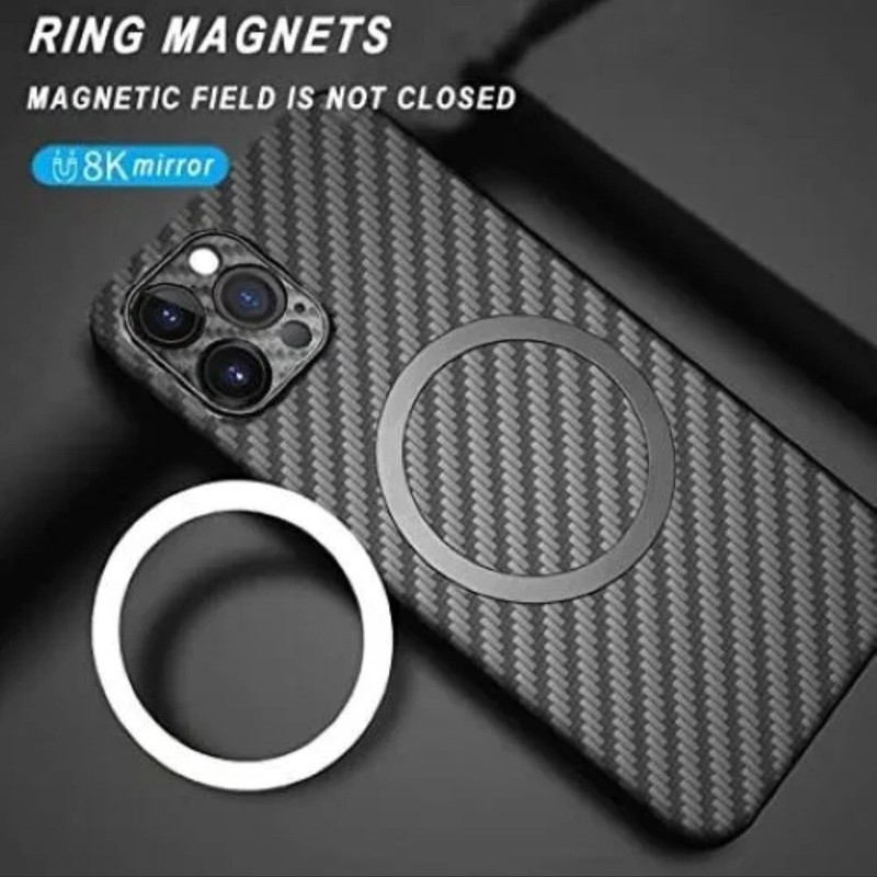 4 pieces of white magsafe rings for iphone or samsung