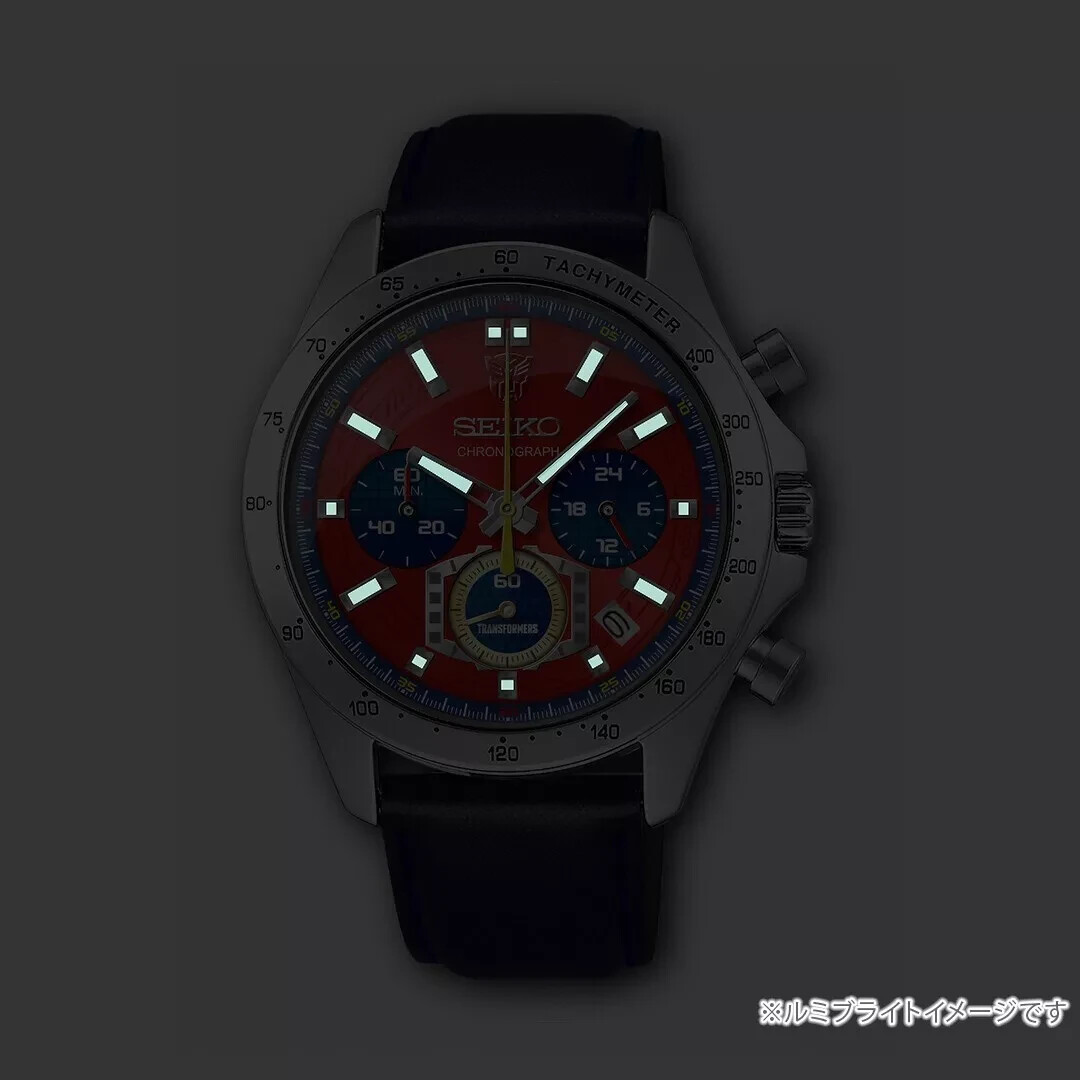 Pre-owned Seiko Transformers Watch Autobot Optimus Prime Collaboration 300 Limited Ed.