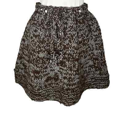 Handmade Crochet Vintage Brown Skirt Never Worn Medium Large to XL Homemade 12