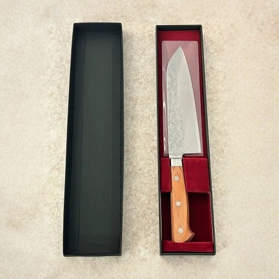 Chef's Kitchen Takamura Knife 170mm Hammered Santoku Professional Grade Engraved