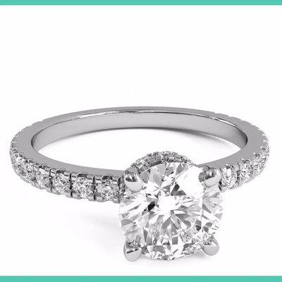 IGI Certified 2.50 TCW Round Lab Grown Diamond Engagement Ring For Women