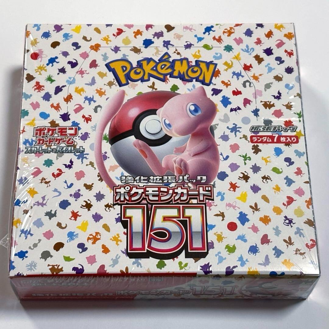 Pokemon Card 151 Booster Box sv2a Japanese Scarlet & Violet