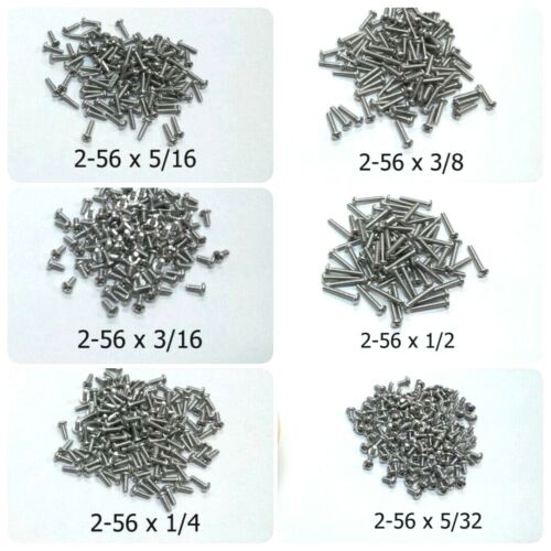 HO Parts Miniature Screws 2-56 For Replace HO scale Freight Car Truck 300 Screws