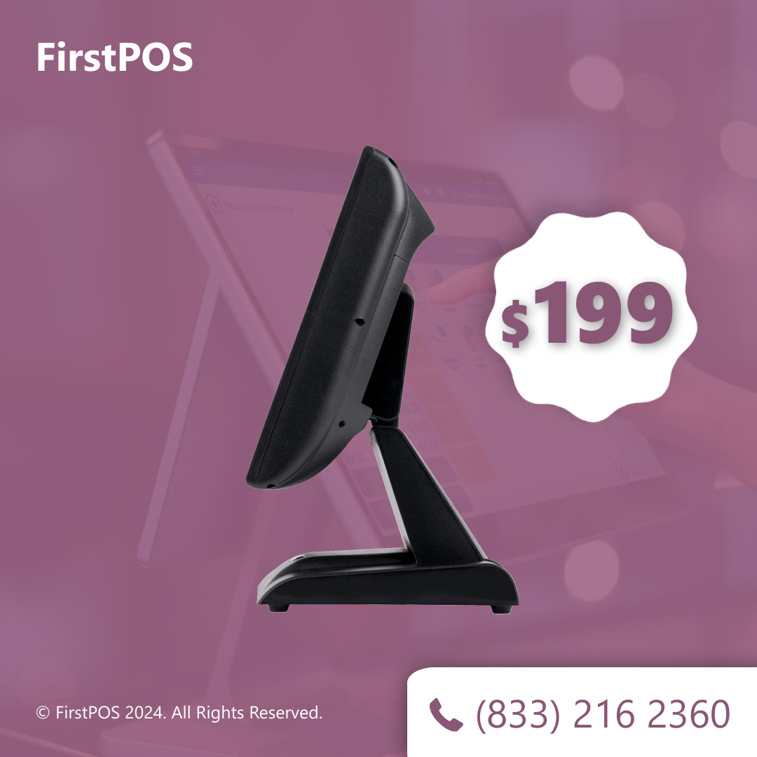 15 Touchscreen POS Cash Register Till System For  All Businesses