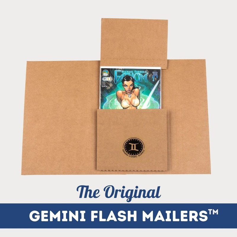 GEMINI Comic Book Flash Mailers (Ships comics, books, graphic novels,