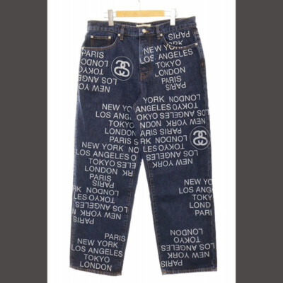パンツ archive Old Stussy wide denim pants OLD STUSSY BIG”D