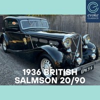 1937 BRITISH SALMSON SALMSON 20/90 Coupe Petrol Manual