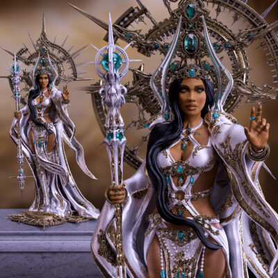 Cleric: Divine or the Heretic by Printomancer3D | 