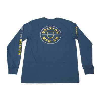 

Футболка с длинным рукавом Brixton Crest (Joe Blue) с рисунком
