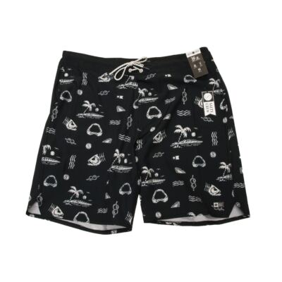 Шорты для плавания Salty Crew Stringer Boardshort (черные) Шорты для плавания