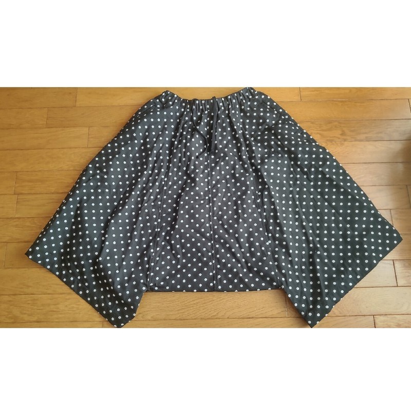 COMME des GARCONS Women's Sarouel Shorts S Black White Polka