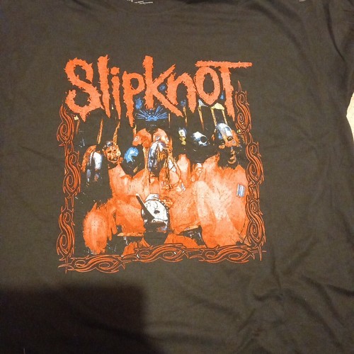 Official Slipknot T Shirt Band Frame Album Mens Black Rock