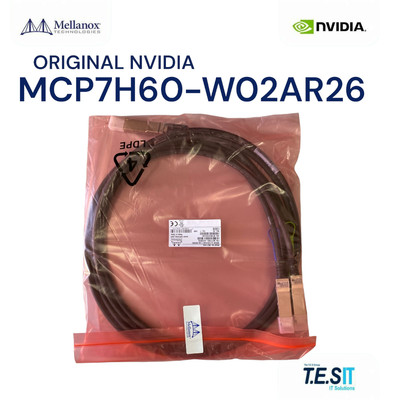 NVIDIA Mellanox  MCP7H60-W02AR26 400GbE to 2x200GbE Direct Attach Copper