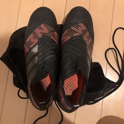 Adidas Nemeziz 17+ SG Black Red CP8939 US 10 Soccer Cleats with Shoe bag