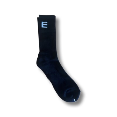 Dope Couture Superior Acrylic/Cotton Blend Black Crew Socks NEW Deadstock 