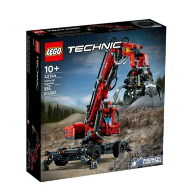 New Lego Technic 42144 Material Handler 835 Pcs Building Toy Free Shipping
