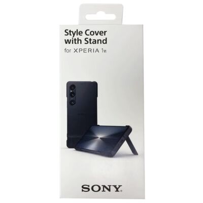 Sony Xperia 1 VI Style Cover with Stand | For Sony | Black