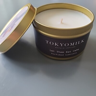Tokyo Milk LET THEM EAT CAKE Parfumed Luminary Candle 6oz NEW No Box #21 