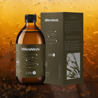 MikroVeda Life+ Effektive Mikroorganismen Nahrungsergänzungsmittel 1 L Flasche