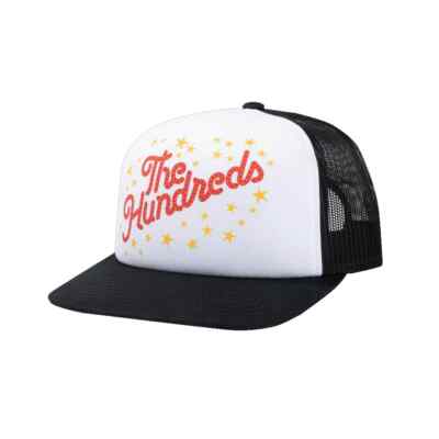 

Кепка дальнобойщика The Hundreds Lights Slant Snapback (черная) Регулируемая кепка, Черный