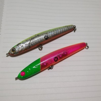 LUCKY CRAFT Wonder 90 Reach Iseyoshi Original Color Scratched Fishing Set of 2