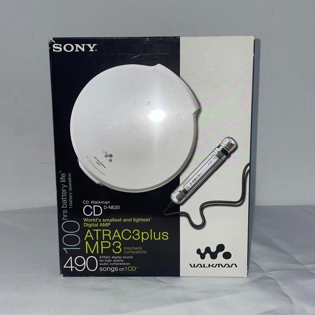 希少❗️SONY D-NE20 レッド 美品 CDウォークマン　動作品 Sony D-NE20 Portable CD Player ATRAC CD Walkman Used Working