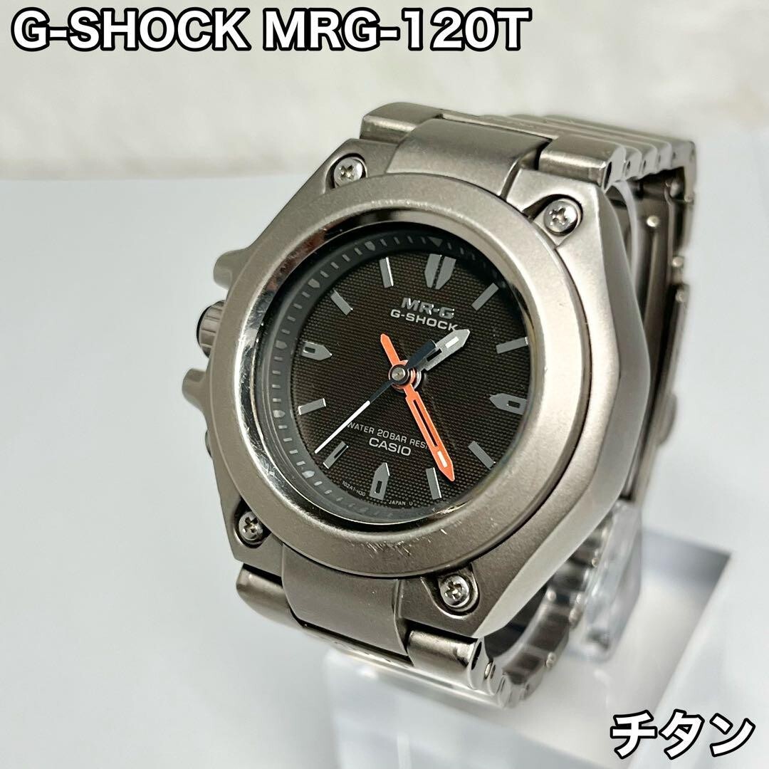 時計 CASIO G-SHOCK MRG-120T CASIO G-SHOCK MR-G MRG-120T Titanium Analog vintage watch