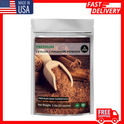 Ceylon Cinnamon Powder (1lb) Ground Premium Quality by 1 Pound (Pack of 1)