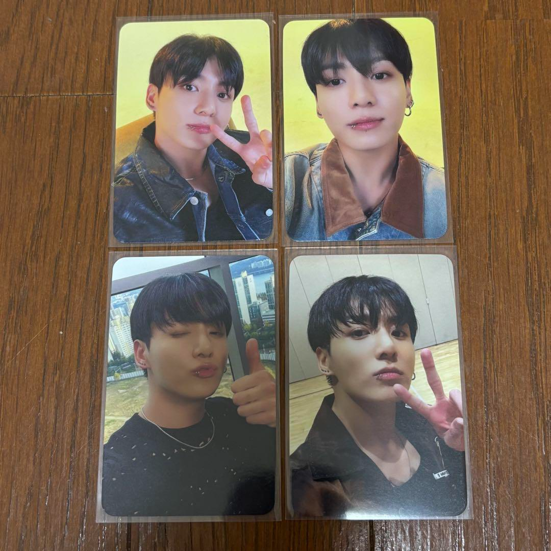 BTS ジョングク グク GOLDEN YETIMALL 中華 中国 4枚セット BTS Jungkook Golden CHINA YETIMALL Official Photo Card set