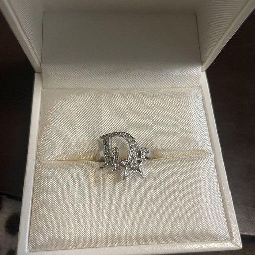 Christian Dior ring size US6.0 Top Logo Star Diamonds Color Christian Dior ring size US6.0 Top Logo Star Diamonds Color