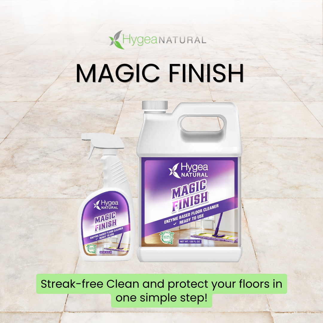 Hygea Natural Magic Finish - Natural Enzyme-Based Floor Cleaner