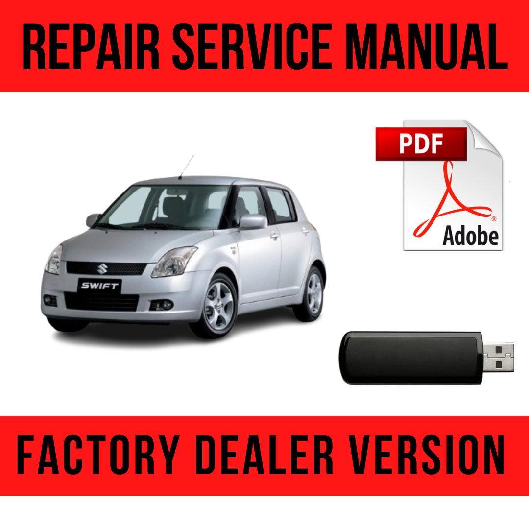 Suzuki Swift 2004-2010 Factory Repair Manual USB | eBay
