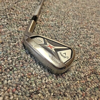 Callaway X-Hot PRO 6 Iron Stiff Flex Steel Shaft Project X 95 6.0 Rifle Flighted